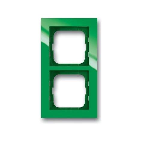 Busch-Jaeger Cadre de recouvrement double vert - Busch-axcent® (1722-286), 2CKA001754A4338 (1/3)