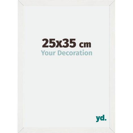 Cadre Puzzle 25x35 cm - Blanc Patiné - MDF - Mura. (1/5)