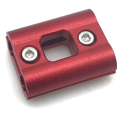 Séparateur de conduite de carburant en aluminium usiné rouge pour Honda R15 V3 (2017-2020). Collier de serrage inclus. (1/5)