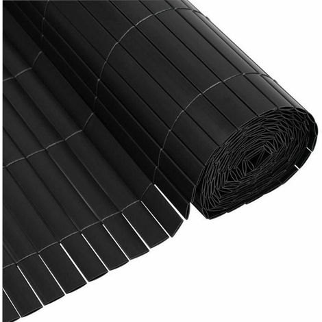 Nature Sichtschutznetz Grau PVC Wetterfest Garten (1/3)
