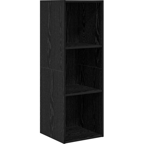 Maison Exclusive - TV-Schrankset Schwarz Eichen-Optik 37 x 37 x 1