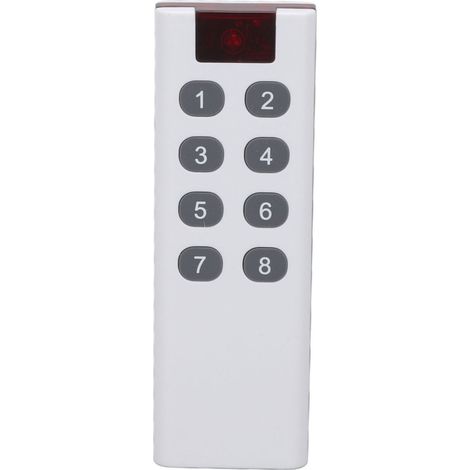 Télécommande Universelle 433MHz Sans Fil Code Apprenant Émetteur Numérique Puissance 1000m 8 Touches (1/5)
