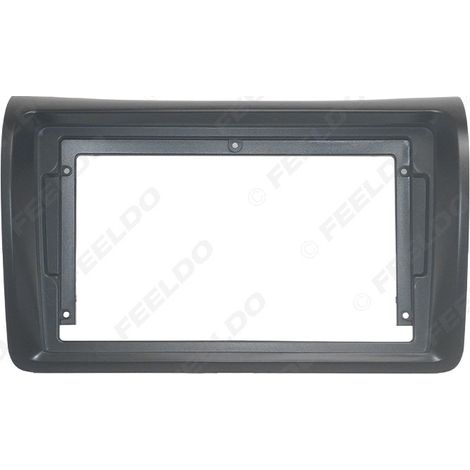 Versatile frame for modifying the Nissan NV350 2012-2017 large screen navigation system, compatible with 9-inch car audio panels. (1/5)