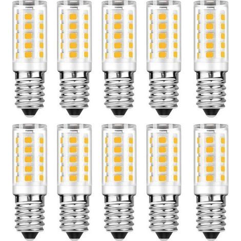 Lot de 10 Ampoule LED E14 - Blanc Chaud 3000K - 5W Equivaut à Ampoule Incandescente 50W - 500LM Non-Dimmable (1/5)