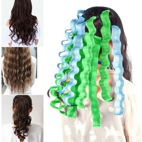 10 Pack Heatless Curling Iron Heatless Curling Iron Soft Curling Iron Curling Iron Wave Shaper Hair (1/3)