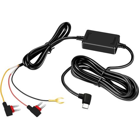 Dash Cam Hardwire Kit USB-C 12V-24V 5V/2,5A 3,5m (1/5)