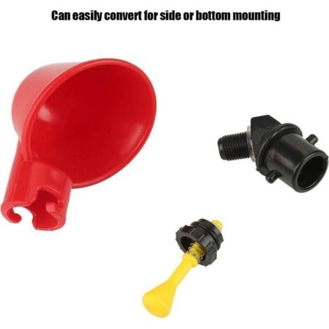 Abreuvoir Poules, 10pcs Abreuvoir Poule à La Volaille Bols Distributeur De Boisson Rouge Troupeau Canard Oiseau Alimentation Eau p (1/4)