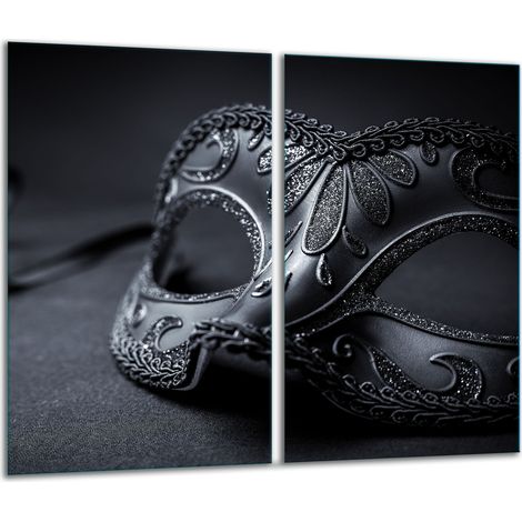 Tagliere in vetro 2x 30x52 nero (1/5)