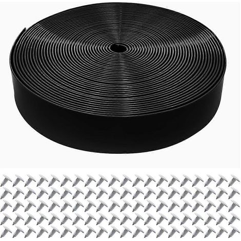 Vinylbänder für Reparatursets für Terrassenstühle, 5 cm breit, 6 m lang, schwarz (1/5)