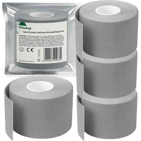 Kinesio-Tape für Schulter, Knie, Gesicht, 5 m, 4 Stück (1/5)