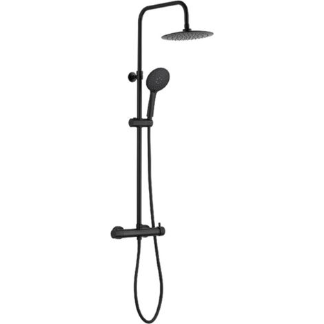 GEDY GYSC1025160 STAR PLUS Grifo Monomando Gran Ducha Telescópico Negro Mate - ref: GYSC1025160 (1/4)