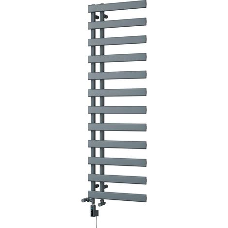 Agar - Anthracite Dual Fuel Towel Rail H1564mm x W500mm Thermostatic WIFI (1/3)