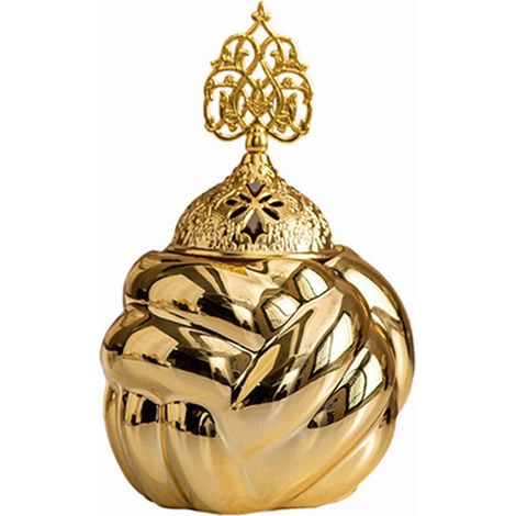 Bruciatori di incenso in ceramica araba, diffusore di fragranze, oro