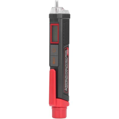 stylo testeur de tension ca étanche alarme sonore et lumineuse 12-1000V stylo de test de tension (1/5)