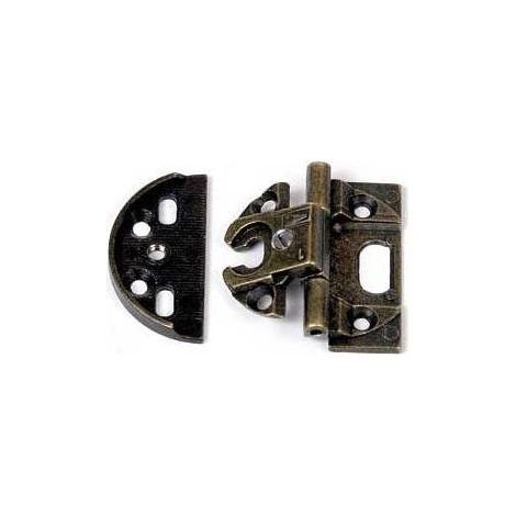10 x CERNIERA P/MOBILI A0061 BRONZO ANTIC 40X15 MM