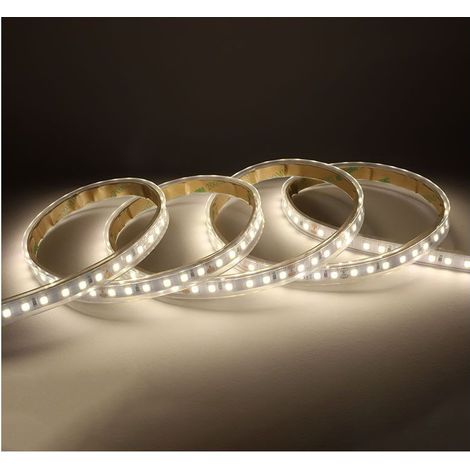 Cinta LED de 4000K 5 m con 120 LED/m y 9 W/m, clase de protección IP67 – 12 V. Miidex Lighting® (1/2)
