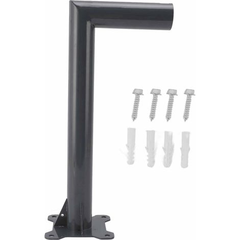 Beyamis Kit de montage pour antenne parabolique Starlink en alliage d'aluminium robuste, fixation sur poteau pour toit ou mur, type long (1/5)
