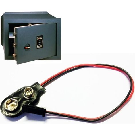 CISA 07430.32 CAVO ALIMENTAZIONE 6V CASSAFORTE