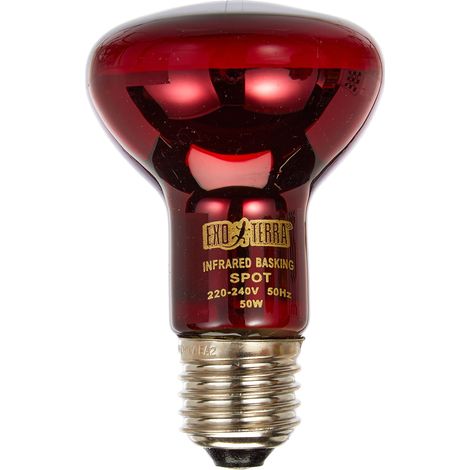 Exo Terra PT2141 Lampada Spot a Infrarossi Ex Heat Gl R20/50 W