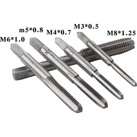 Jeu de 6 clés T en acier rapide HSS pour réparation automobile et mécanique, dimensions M3 à M8. (1/5)