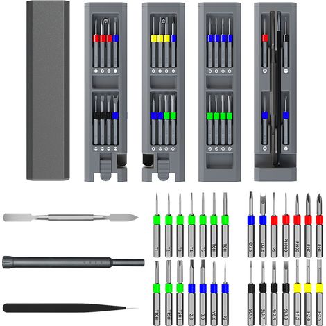 30-in-1 Magnetischer Schraubendreher-Set, Präzisionswerkzeuge für Handy-Reparaturen, Brillen, Modellbau - Alovez-WCY (1/3)