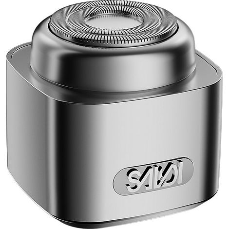 Rasoir électrique magnétique miniature Ice Particle – Un rasoir portable en acier inoxydable qui offre un rasage ultra-précis (Édition Maison/Coffret cadeau) (1/4)
