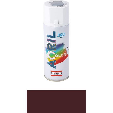 SMALTO AREXONS SPRAY ACRILICO ACRILICOLOR MARRONE SCURO RAL 8017 400 ML (05768) (1/5)