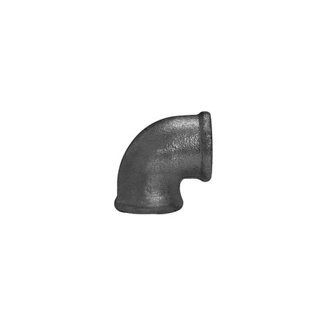 Riegler Winkel 90, 90°, Rp 3/8 i., Rp 3/8 i., Temperguss schwarz