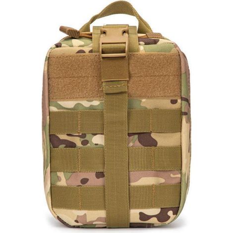 Sacoche tactique de premiers secours MOLLE EMT IFAK, vide, 25x15x11cm, Nylon