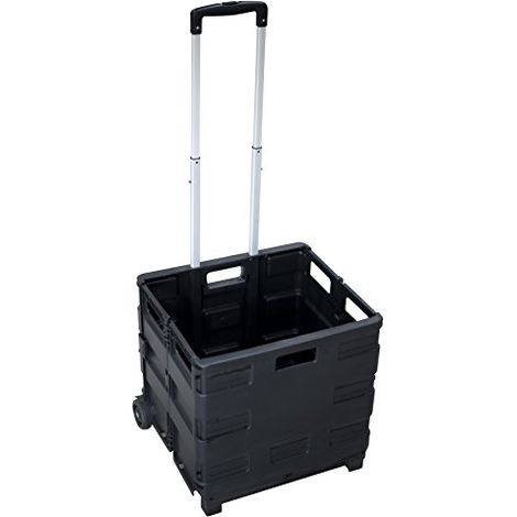 PAVO 8046126 HAUTE PLIANTE TRANSPORT À ROULETTES CHARGE MAX. 35 KG NOIR