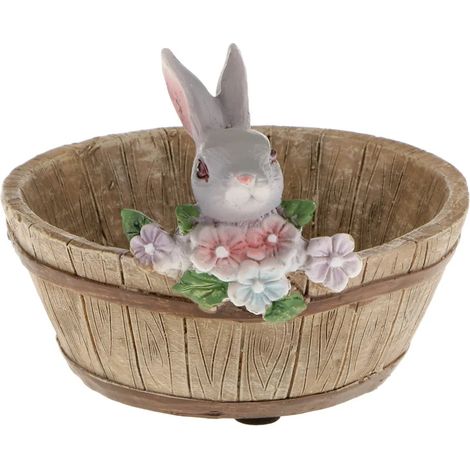Jardinières suspendues en plastique avec crochet et chaîne (1/5)