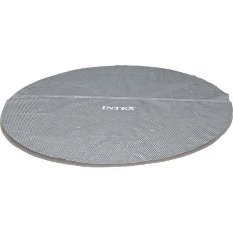 Intex – Bâche de piscine ronde 4,88m UTF00142 – Épaisseur 270 microns – 40% plus efficace pour conserver la chaleur – Pour piscines tubulaires