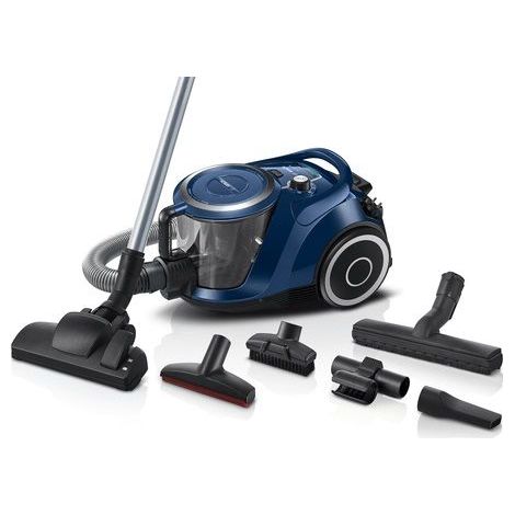 Bosch Série 6 BGC41X36 Staubsauger Schwarz und Blau (1/4)