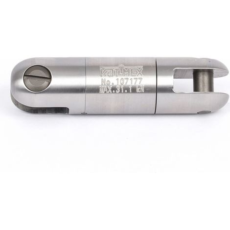 Katimex Drallausgleichswirbel, Durchmesser 22 mm, Seil, Durchmesser 9,5 mm, Bruchlast 30 kN