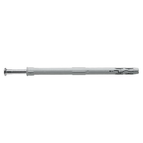 Chevilles à frapper clous vis TURBO Nylon Ø10mm long 120mm clou vis tête fraisée zingué blanc 6x125 boîte de 50 pièces - G&B FISSAGGI