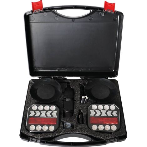 Kit de signalisation arrière LED WIFI 12V magnétique avec adaptateur CANBUS – Autonomie 9h – Portée 30m – 16134 – Sodiflash