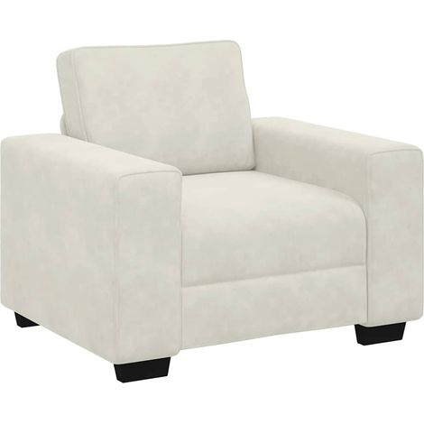 Maison Exclusive - Divano Sedia Crema 100x77x82 cm Velluto