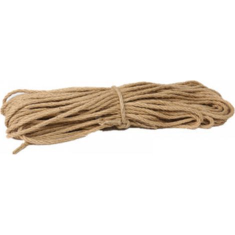 Corde de jute naturelle 14 mm x 10 m, idéale pour le jardinage, le bricolage et les griffoirs manuels pour chats (1/5)