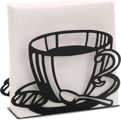 Porte-serviettes, porte-serviettes de table pour pique-nique à la maison (tasse à café) (1/5)