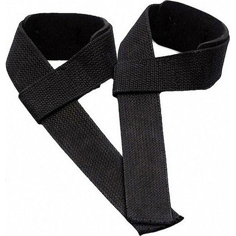 1 Pair Weight Lifting Straps Strength Training Sports Padded Wrist Support Workout (1/4)