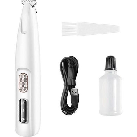 Tondeuse de précision pour animaux de compagnie, tondeuse à poils étanche et rechargeable pour animaux de compagnie, avec (1/5)