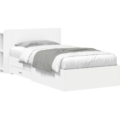 Estructura de cama con almacenamiento Blanco 80 x 200 cm vidaXL (1/5)