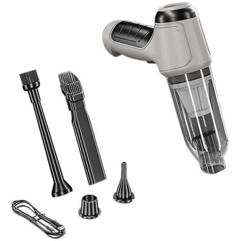 3-in-1 cordless car vacuum cleaner, blower and vacuum cleaner for home and car mini multi-purpose vacuum cleaner--DTEKGAZ
