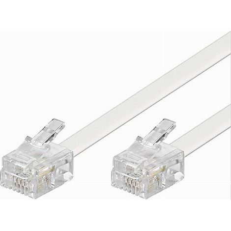 Câble Téléphonique Rj11 3 M, Rallonge De Modem, Connexion Téléphonique, Maxtech Rj11-3,0 M (1/4)