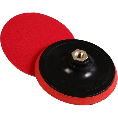 Plaque de Support de Polisseuse, Plaque de Support ABS 125 Mm pour Capot Moteur (M10)-Crezuo (1/4)