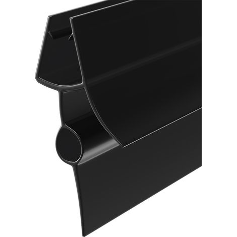 Wholesale Domestic Black Bath Shower Screen Door Seal Strip for Glass Thickness 4mm to 6mm