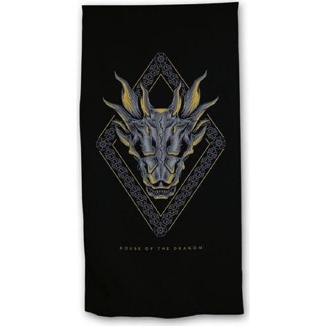 House Of Dragon Strandtuch 70x140 cm, 100% Polyester für den perfekten Strandtag