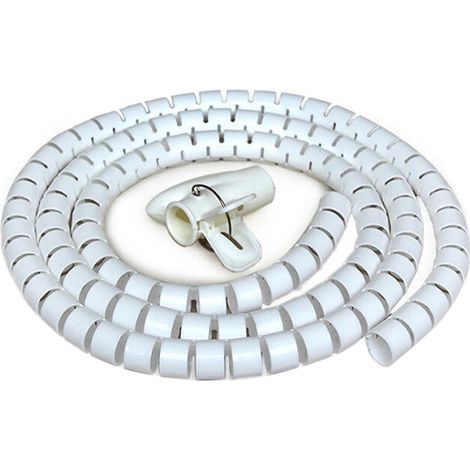 Gaine protectrice de câbles, tube fendu pour fils USB, cordon d'alimentation et câble vidéo. (1/5)