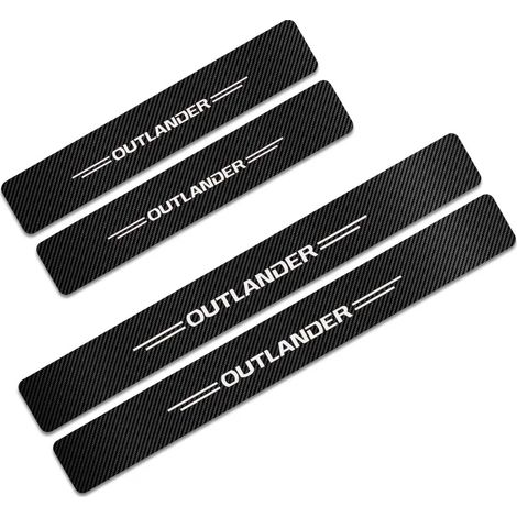 (Pour Outlander) Autocollants de seuil de porte pour Mitsubishi Lancero,Pajero,ASX,Galant,Colt,Outlander,Ralliart Competition,Delica,Evolution X (1/3)
