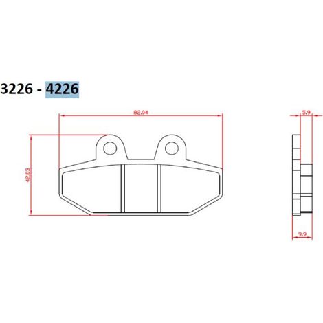 PASTILLAS DE FRENO BRENTA KH710 DE METAL SINTERIZADO (DORADO) HARLEY-DAVIDSON 1750/1870 '18-20, TRASERAS (FT 4226)